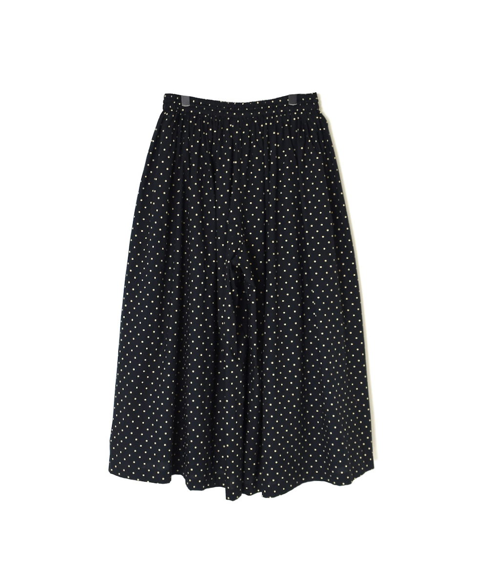 NSL24513(キュロット) 40s POPLIN DOT PRINT CULOTTES