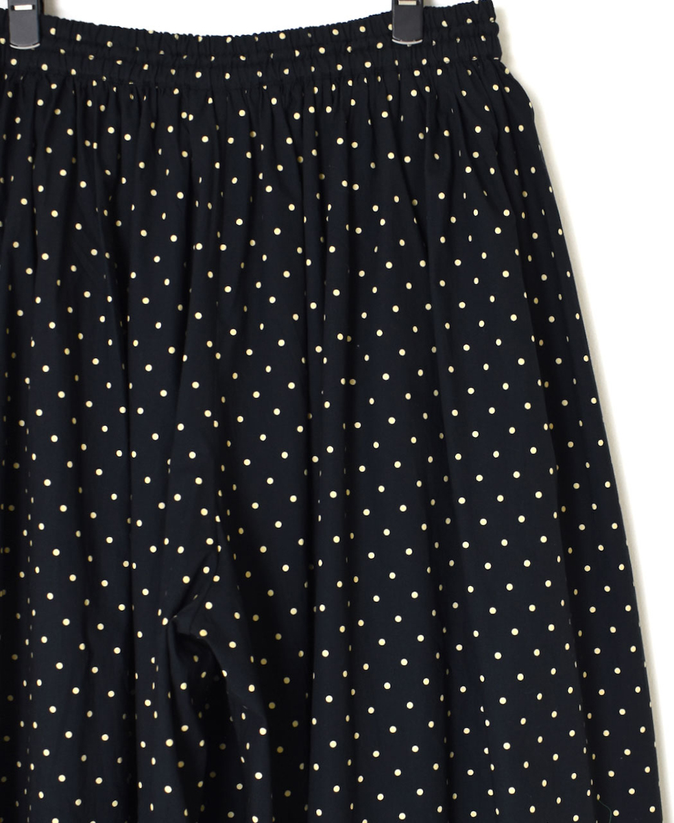 NSL24513(キュロット) 40s POPLIN DOT PRINT CULOTTES