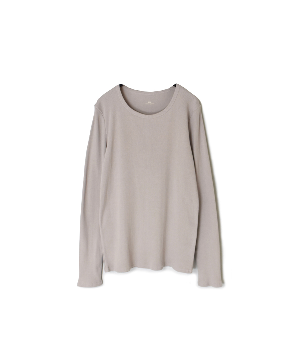 GNSL24572(Tシャツ) COTTON RIB U-NECK L/SL T-SHIRT