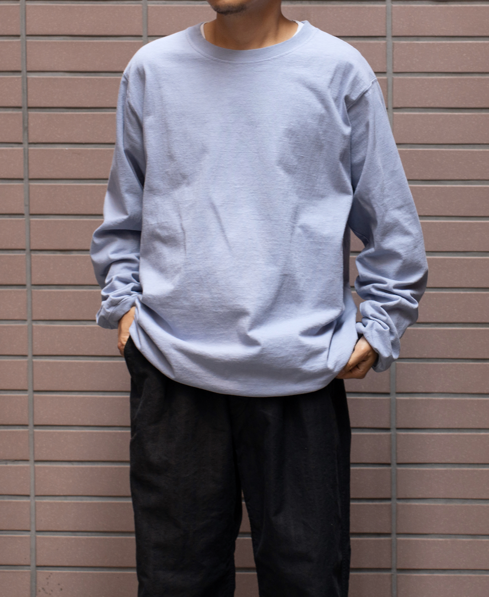 NGW9951 (Tシャツ) CREW NECK L/SL WITH CUFF & HEM RIB