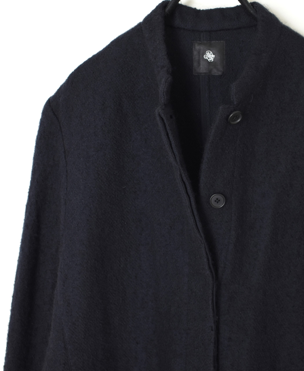 NMDS24551(ジャケット) WOOL/COTTON STAND COLLAR FLY FRONT JACKET