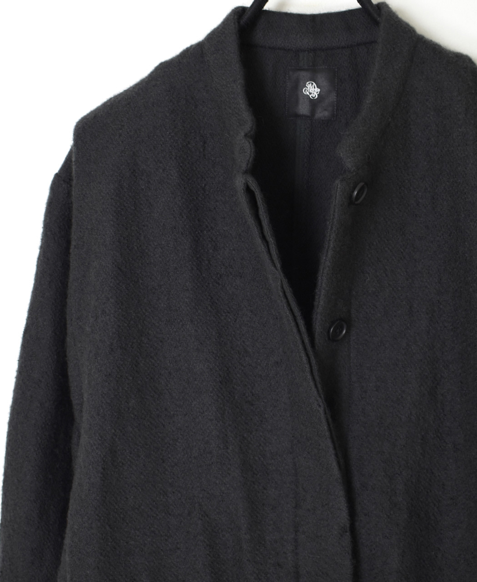 NMDS24551(ジャケット) WOOL/COTTON STAND COLLAR FLY FRONT JACKET