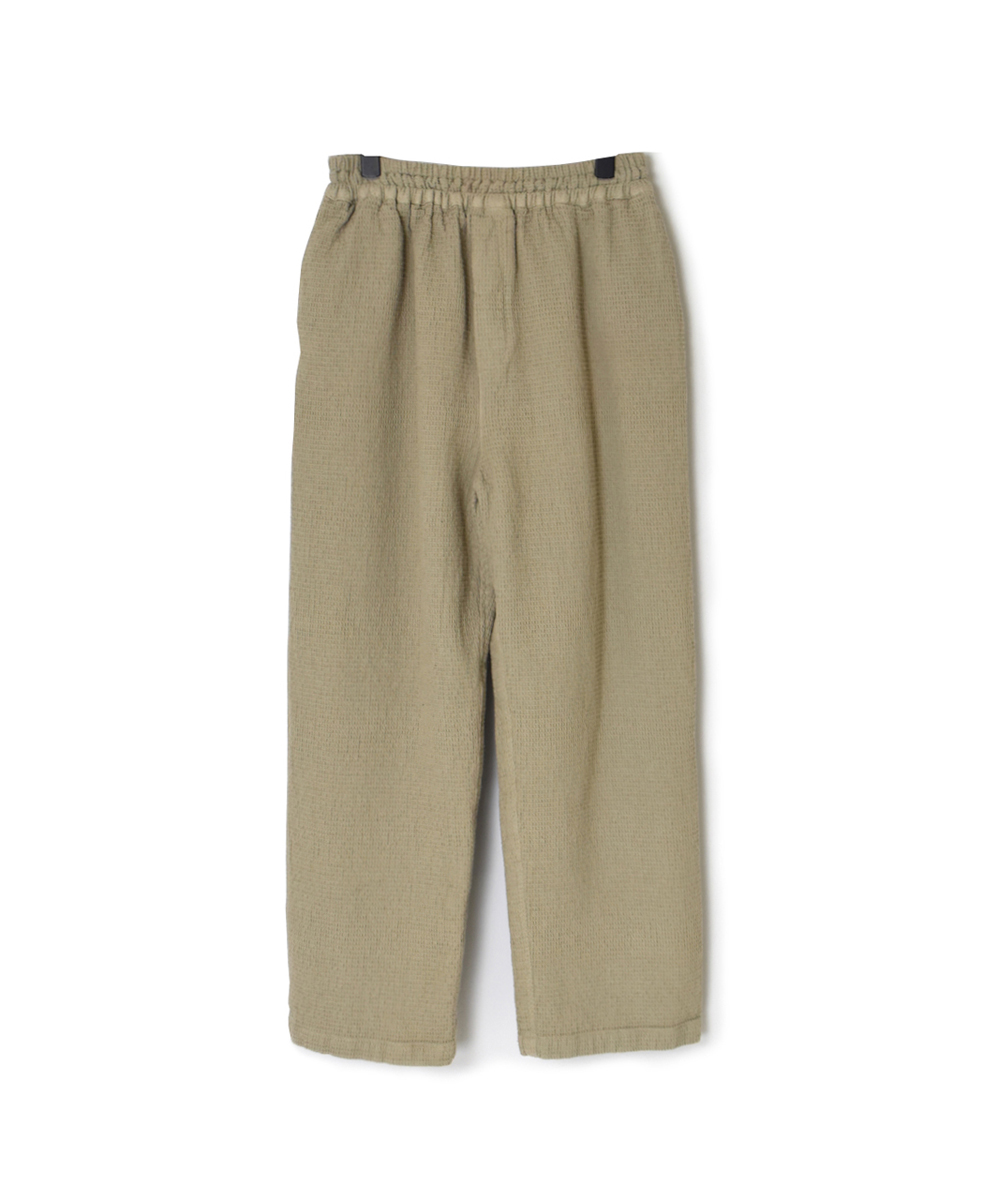 INHT2453WPD(パンツ) WAFFLE PLAIN OVERDYE EASY PANTS