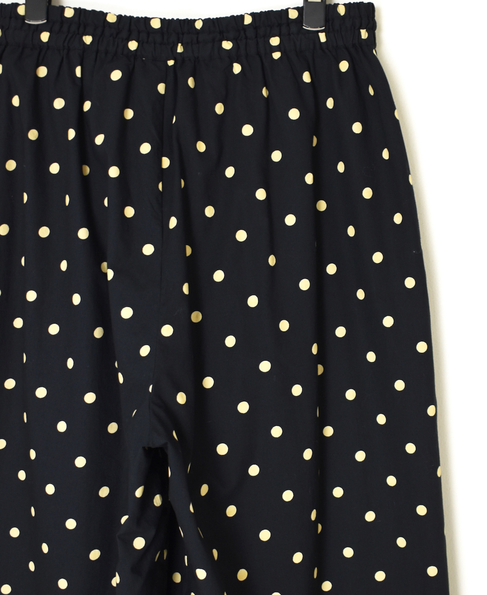 NSL22536 (パンツ) 40s POPLIN DOT PRINT WIDE EASY PANTS