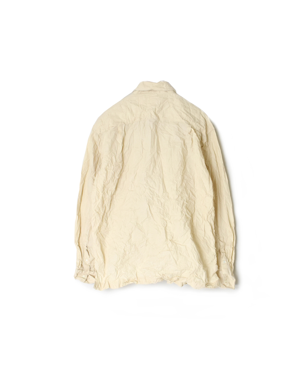 NVL2411W(シャツ) 40s ORGANIC POPLIN REGULAR L/SL SHIRT