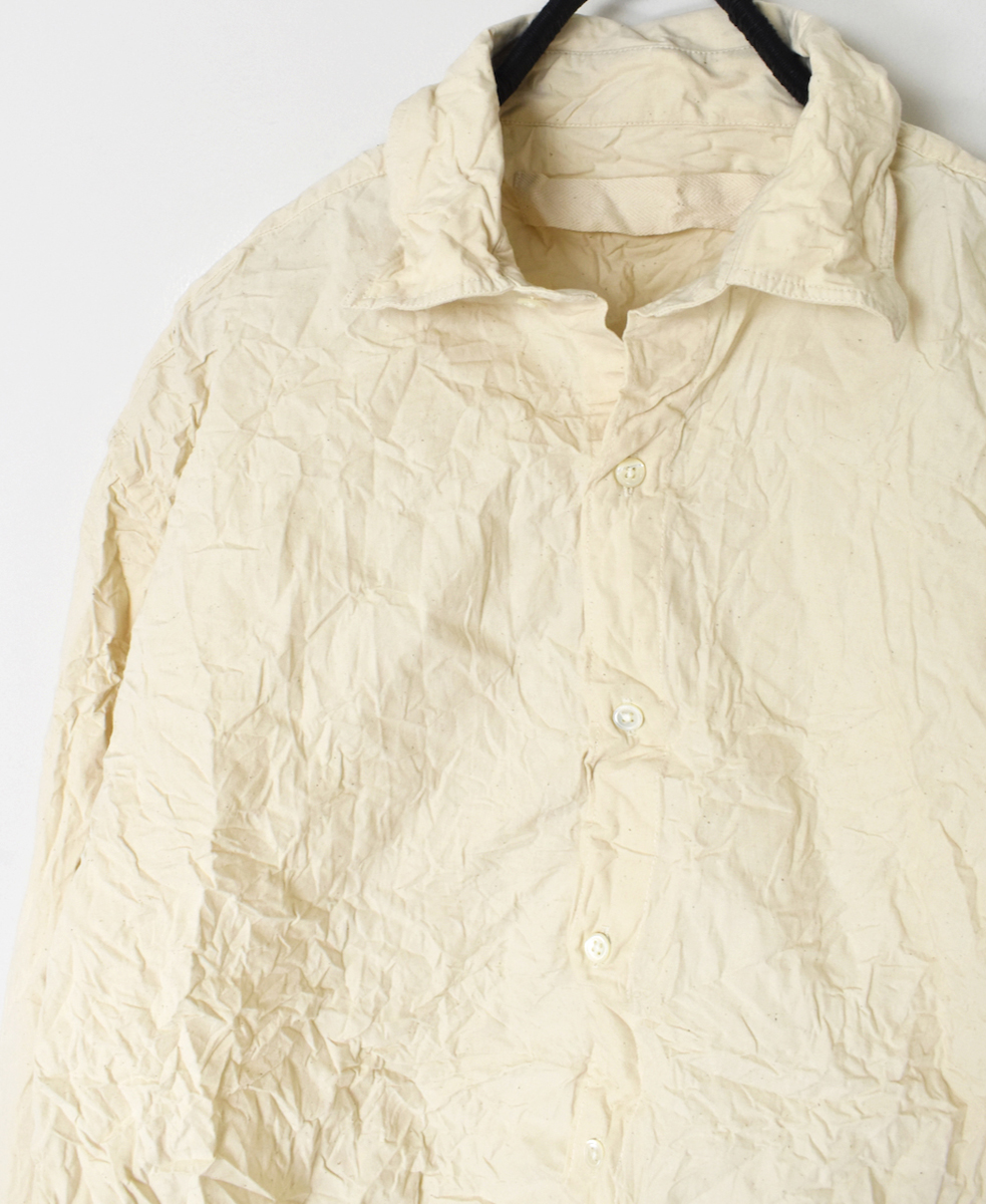 NVL2411W(シャツ) 40s ORGANIC POPLIN REGULAR L/SL SHIRT