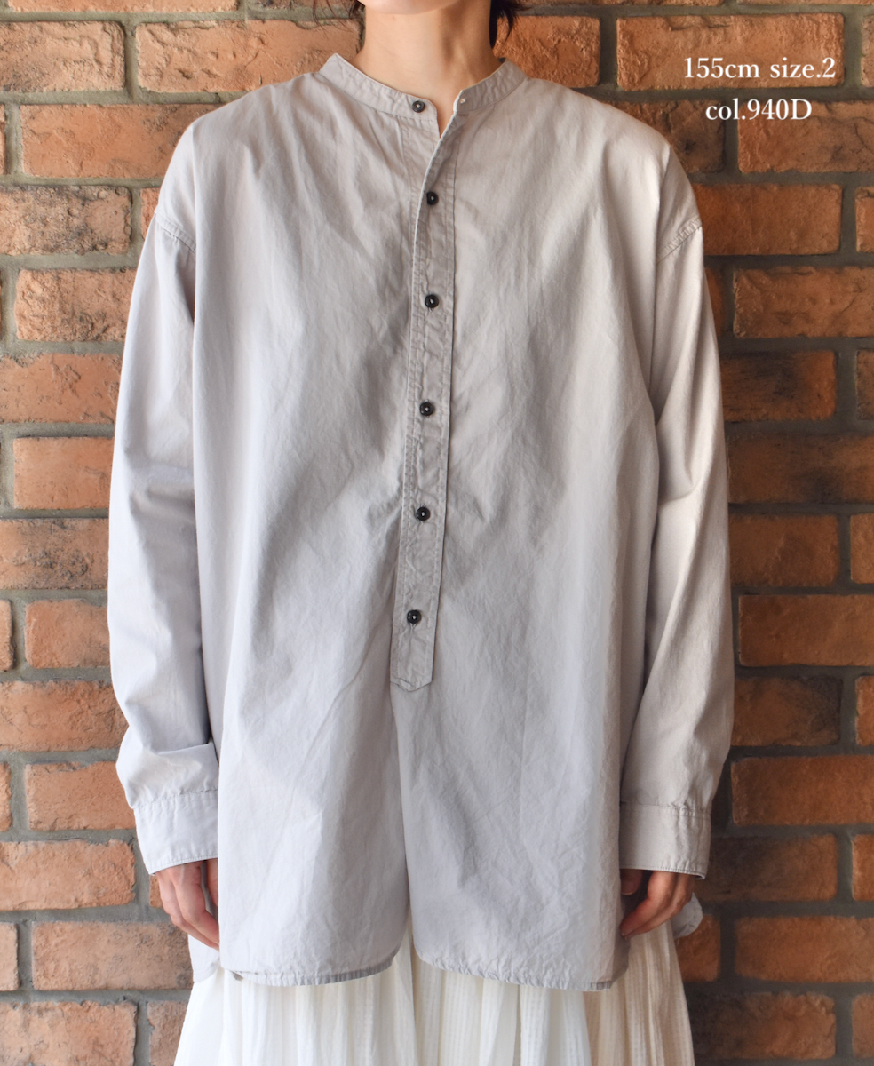 INAM2471PD(シャツ) 40s POPLIN OVERDYED UTILITY SHIRT