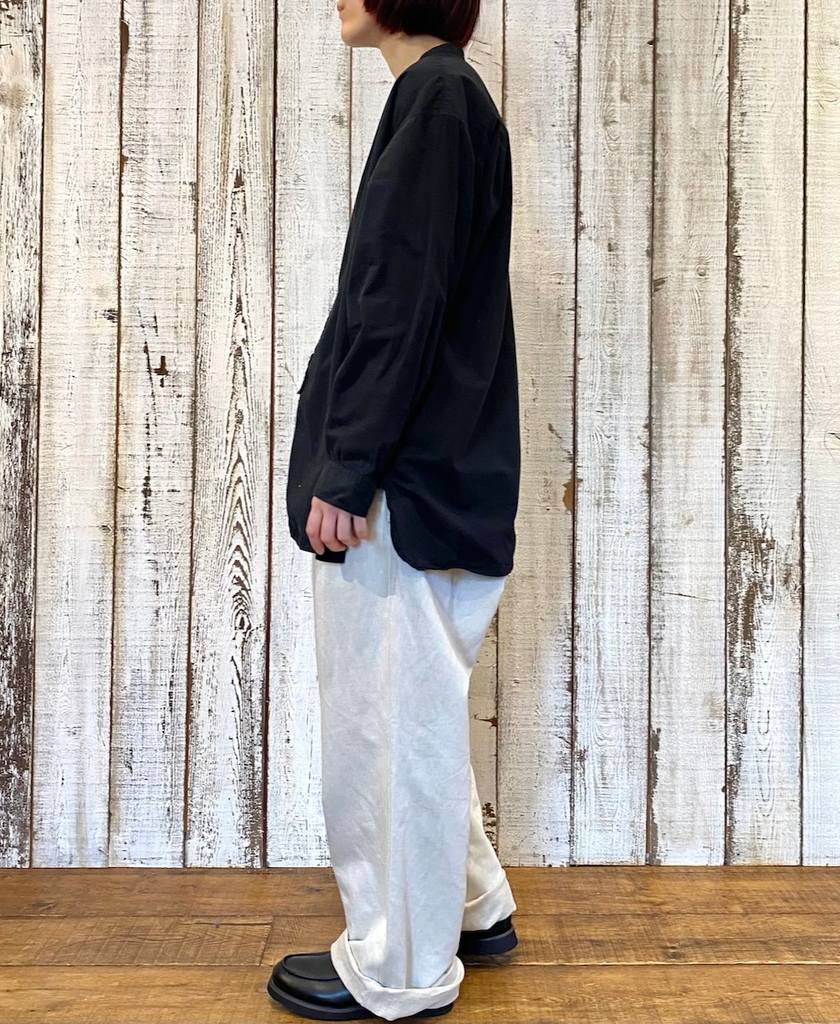 INAM2471PD(シャツ) 40s POPLIN OVERDYED UTILITY SHIRT