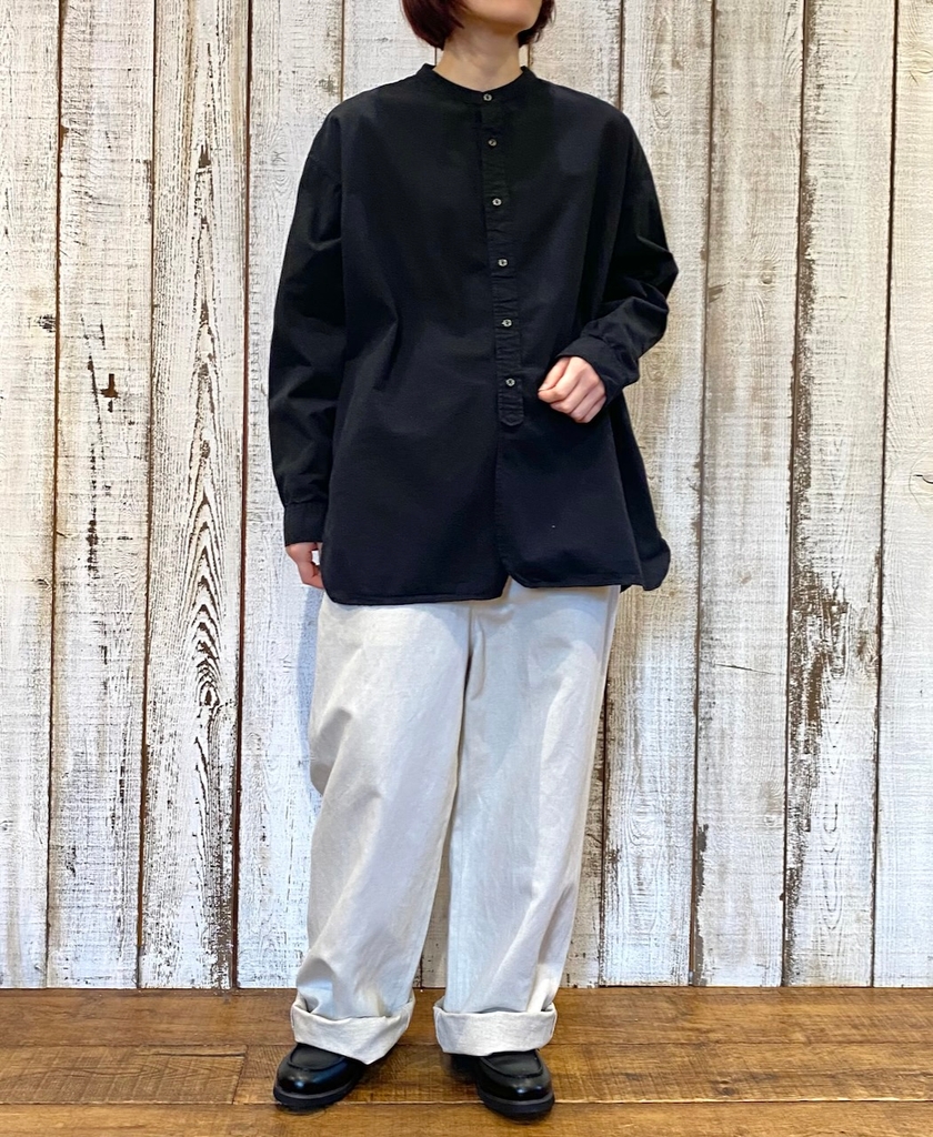 INAM2471PD(シャツ) 40s POPLIN OVERDYED UTILITY SHIRT