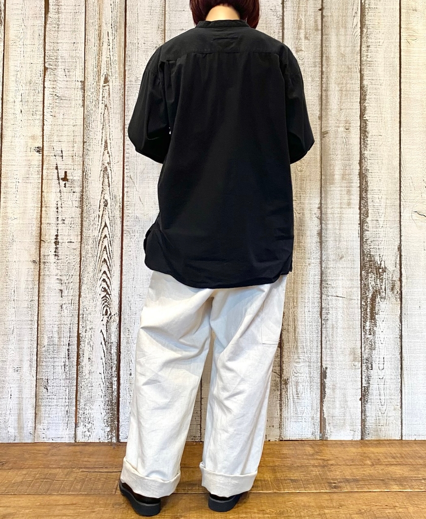 INAM2471PD(シャツ) 40s POPLIN OVERDYED UTILITY SHIRT