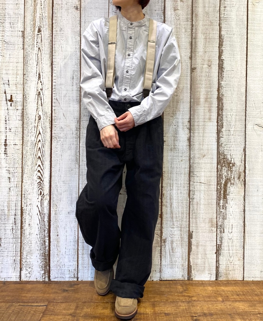 INAM2471PD(シャツ) 40s POPLIN OVERDYED UTILITY SHIRT