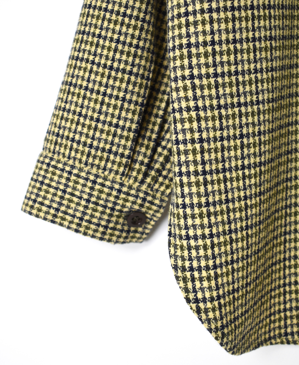 NHT2453WC(プルオーバー) MIX WOOL CHECK HOODED PULLOVER SHIRT