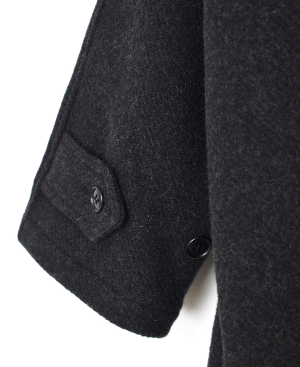 NHT2361WPL(コート) HEAVY WEIGHT WOOL TWILL HOODED SHORT COAT