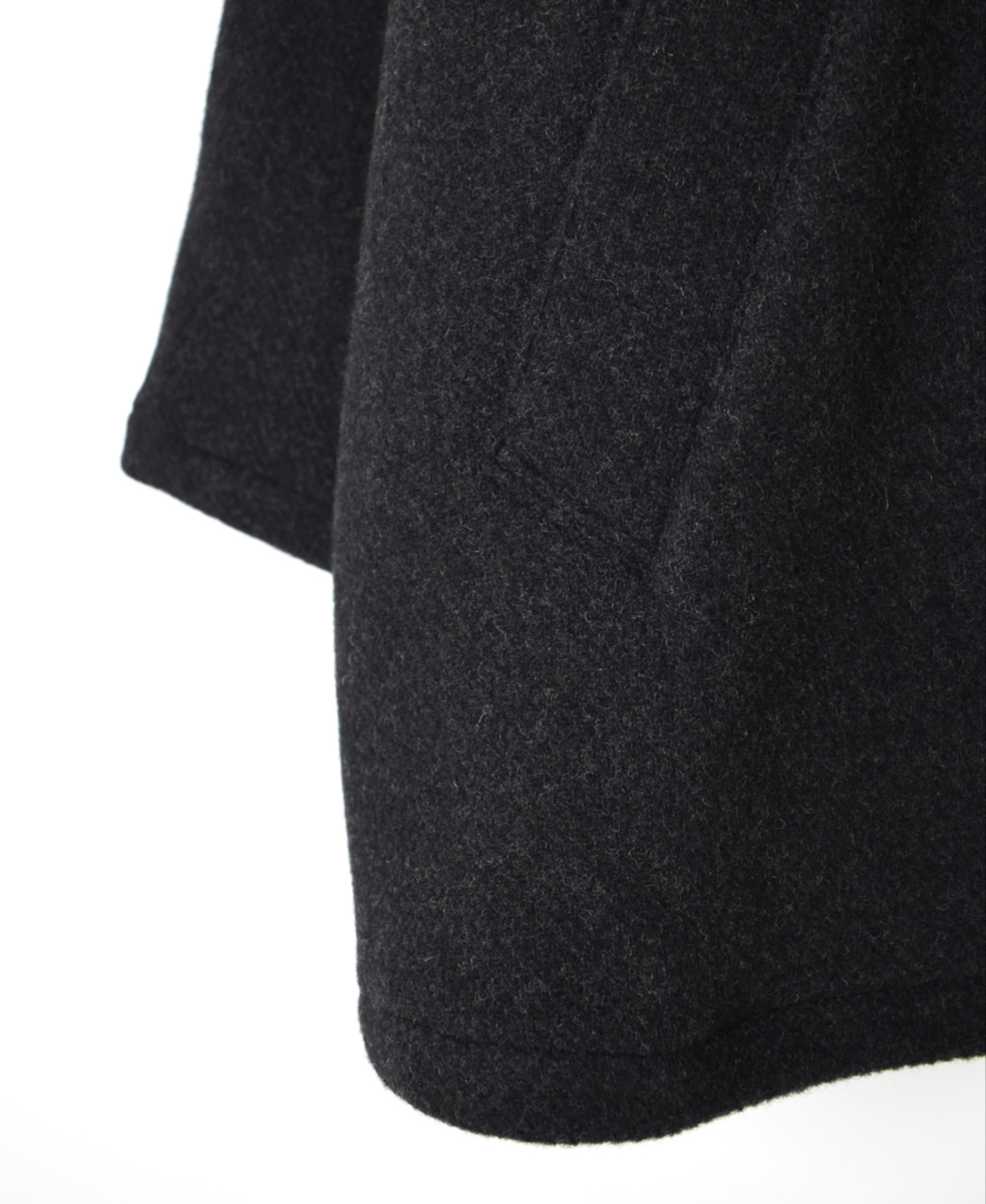 NHT2361WPL(コート) HEAVY WEIGHT WOOL TWILL HOODED SHORT COAT