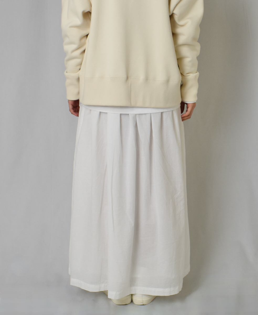 NSL24552 (スカート) 60s CAMBRIC PLAIN GATHERED SKIRT