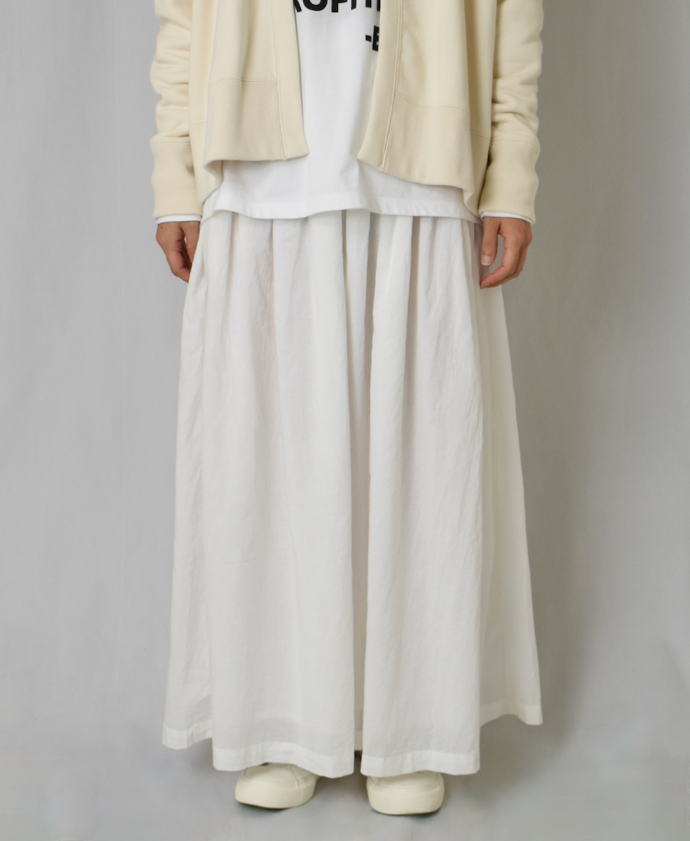 NSL24552 (スカート) 60s CAMBRIC PLAIN GATHERED SKIRT