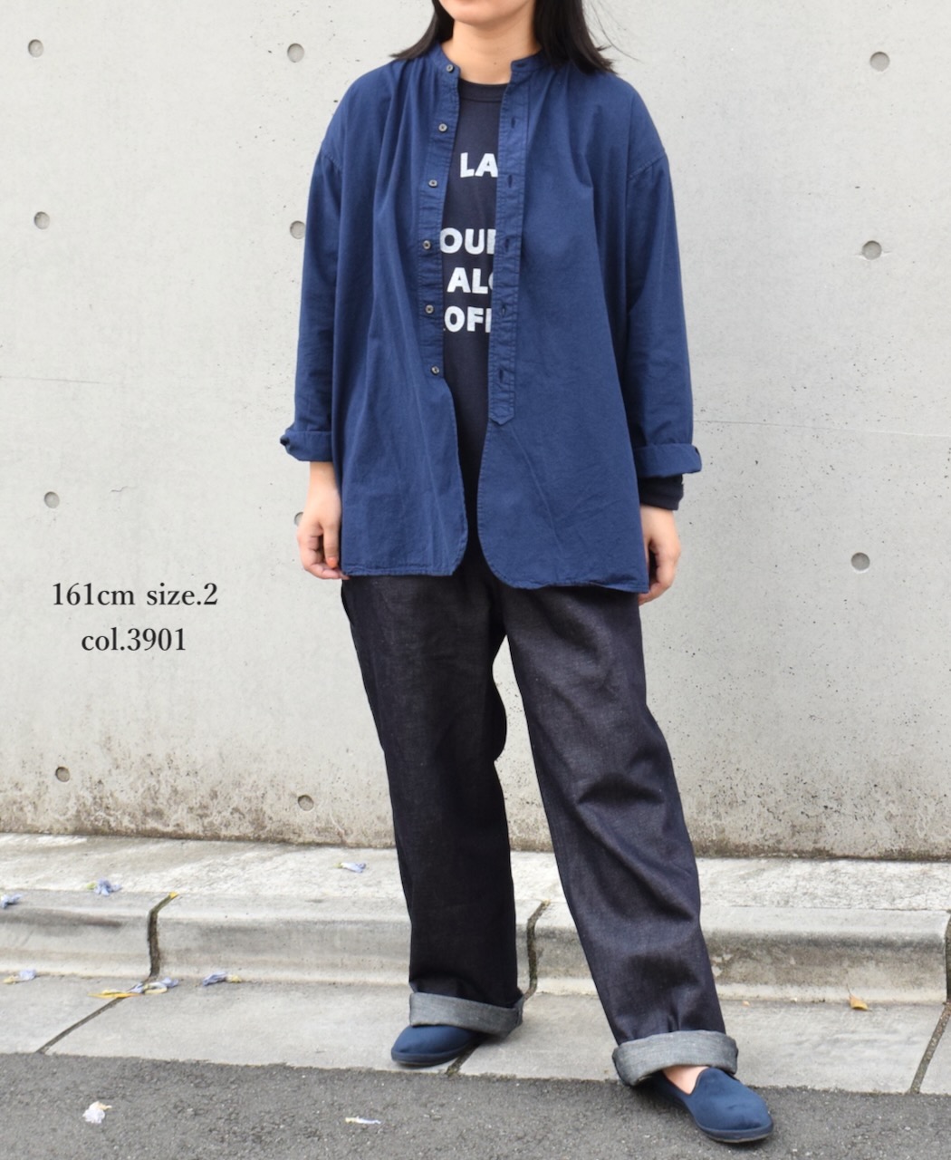 INAM2471PD(シャツ) 40s POPLIN OVERDYED UTILITY SHIRT