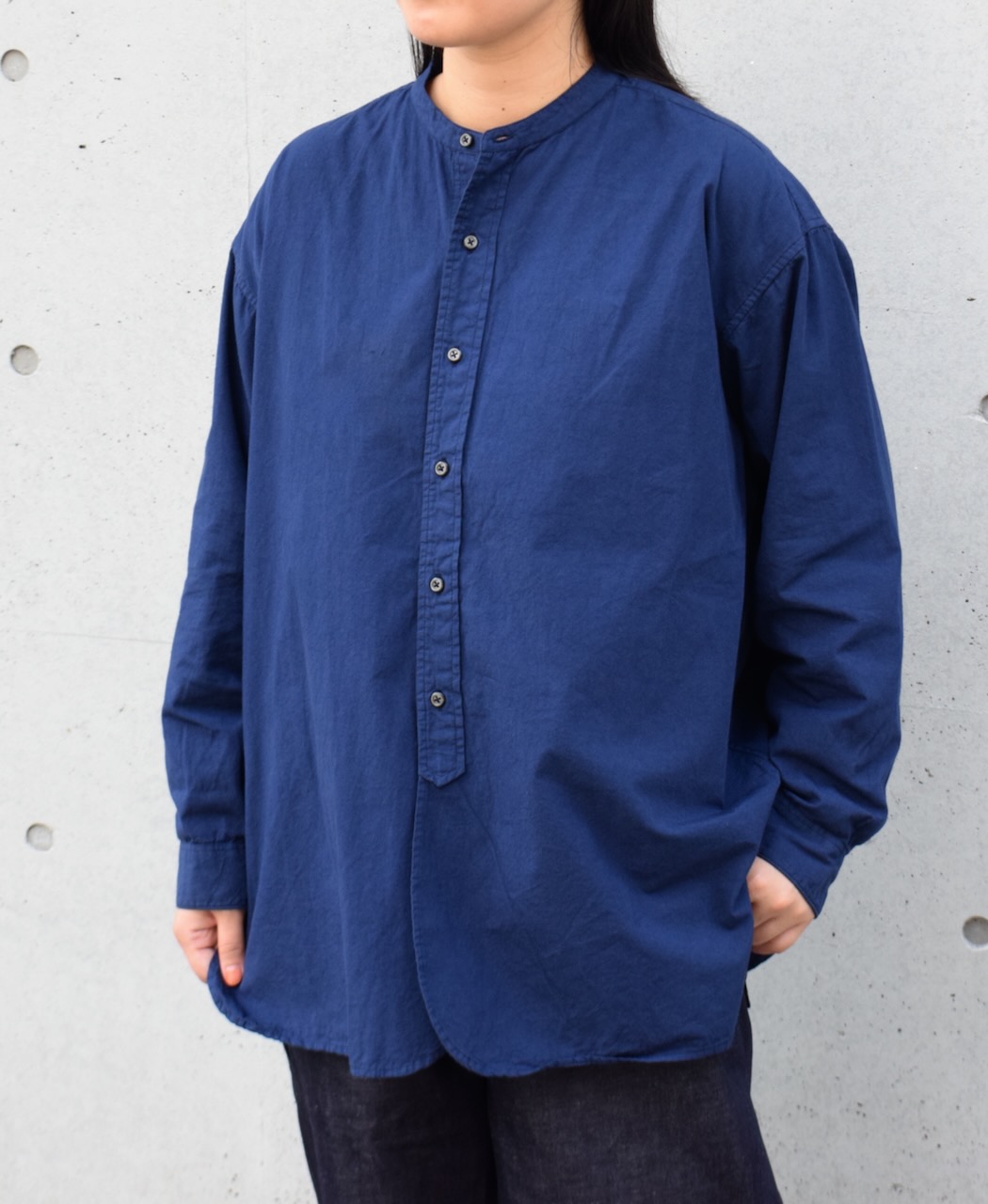 INAM2471PD(シャツ) 40s POPLIN OVERDYED UTILITY SHIRT