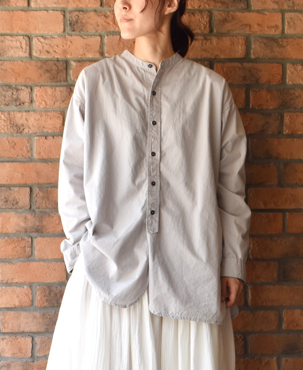 INAM2471PD(シャツ) 40s POPLIN OVERDYED UTILITY SHIRT