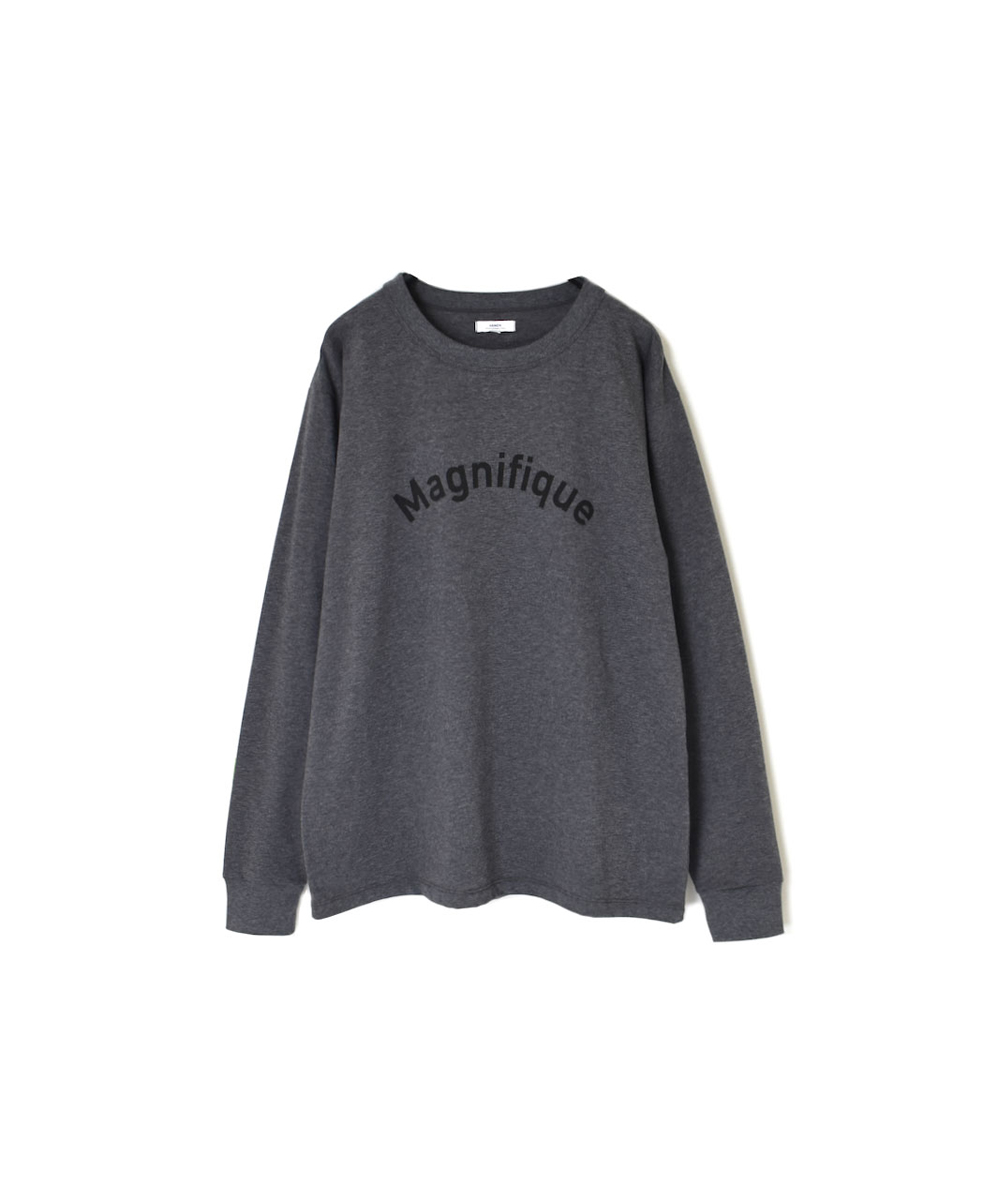 NFA2351P41(Tシャツ) "MAGNIFIQUE"COTTON JERSEY CREW NECK OVERSIZE L/SL T WITH CUFF