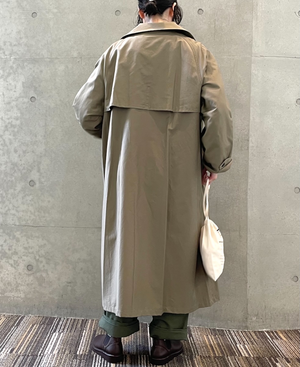 NHT2371KT(コート) COTTON NYLON DOUBLE OVER COAT