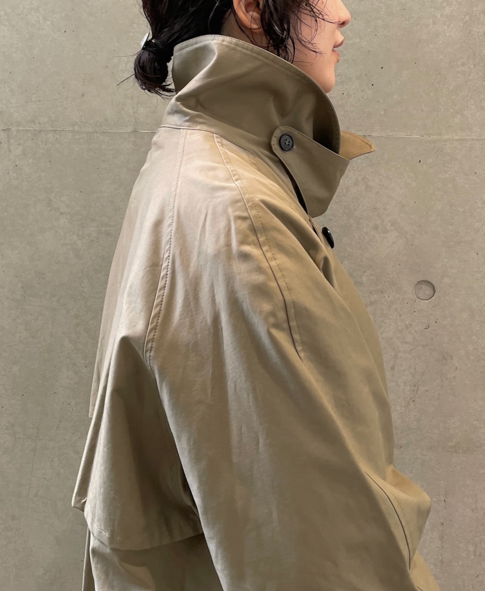 NHT2371KT(コート) COTTON NYLON DOUBLE OVER COAT