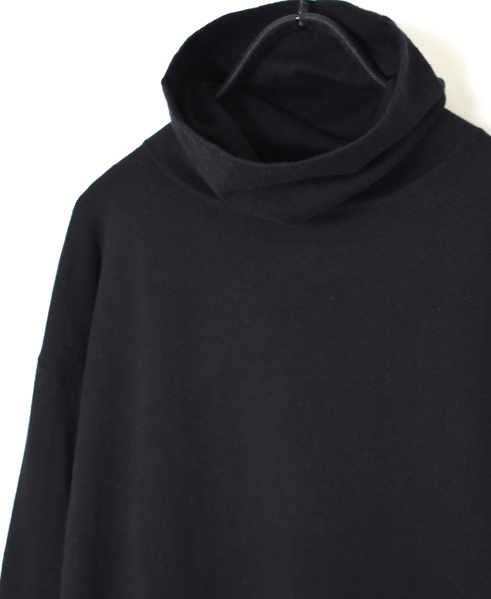 GNSL24541(ニット) 14GG 2PLY COTTON WOOL CASHMERE TURTLE NECK PULLOVER