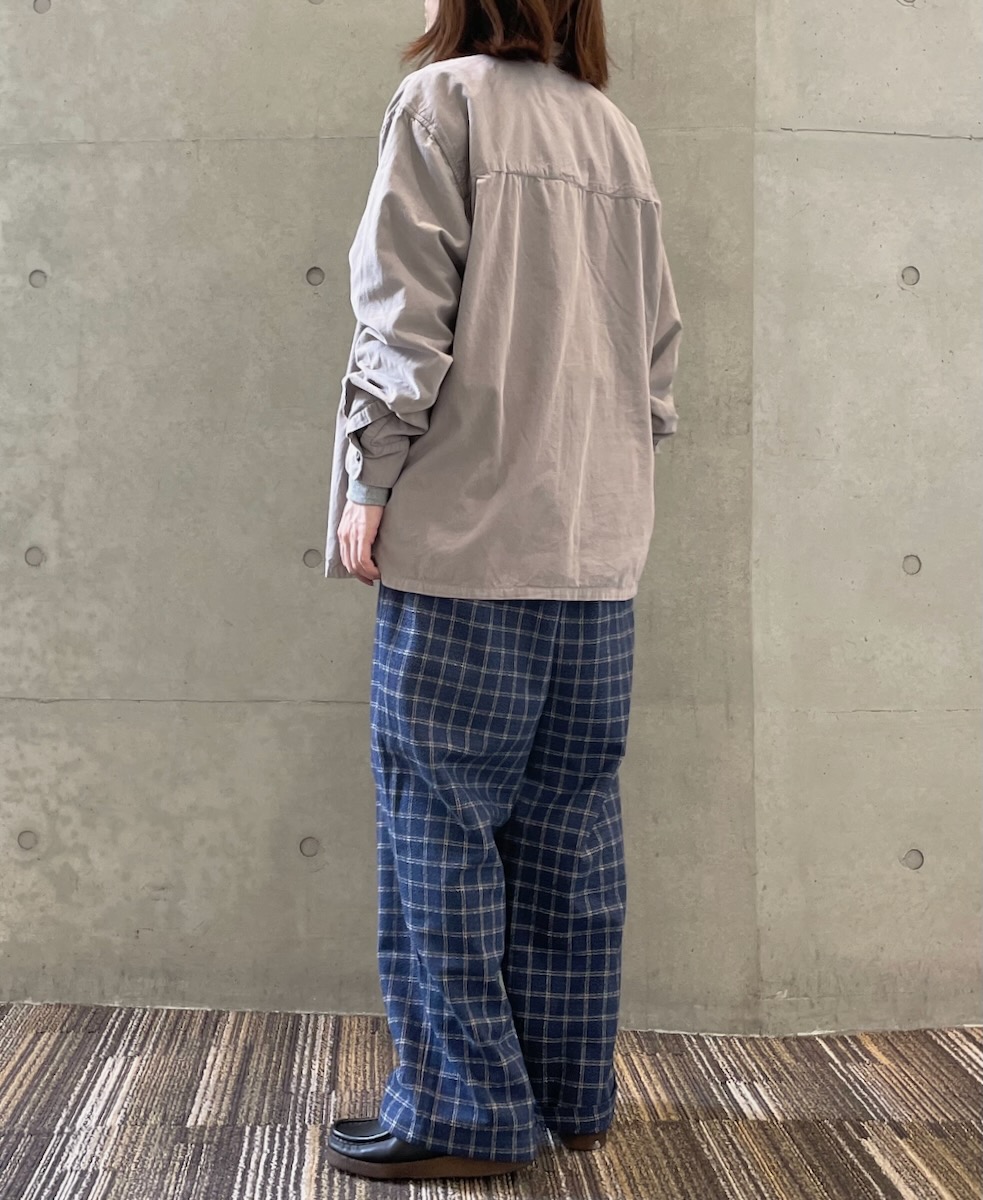 NHT2454WC(パンツ) MIX WOOL CHECK EASY PANTS