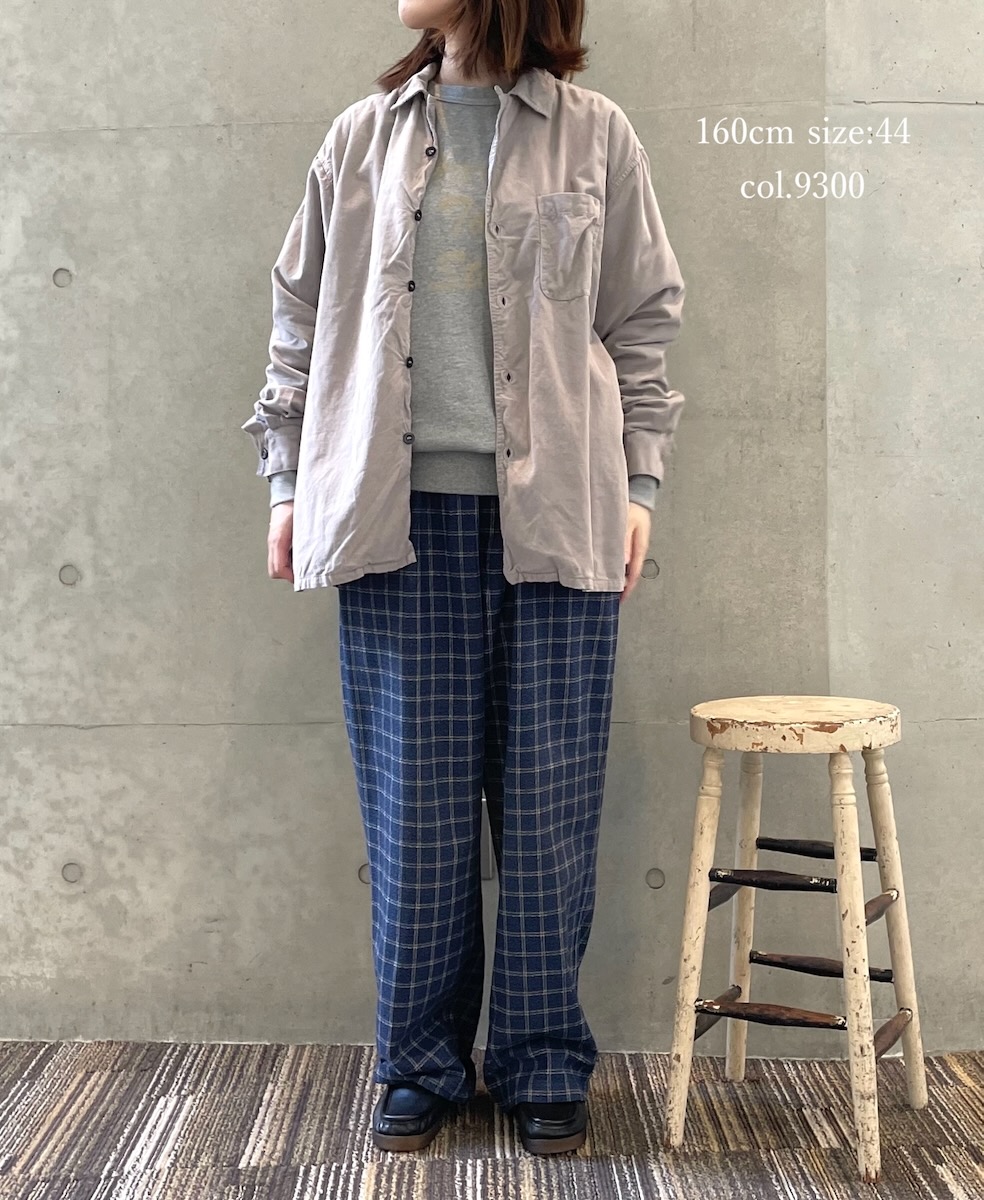 INHT2461CD(シャツ) 26 WALES CORDUROY OVERDYE ONE-UP COLLAR SHIRT