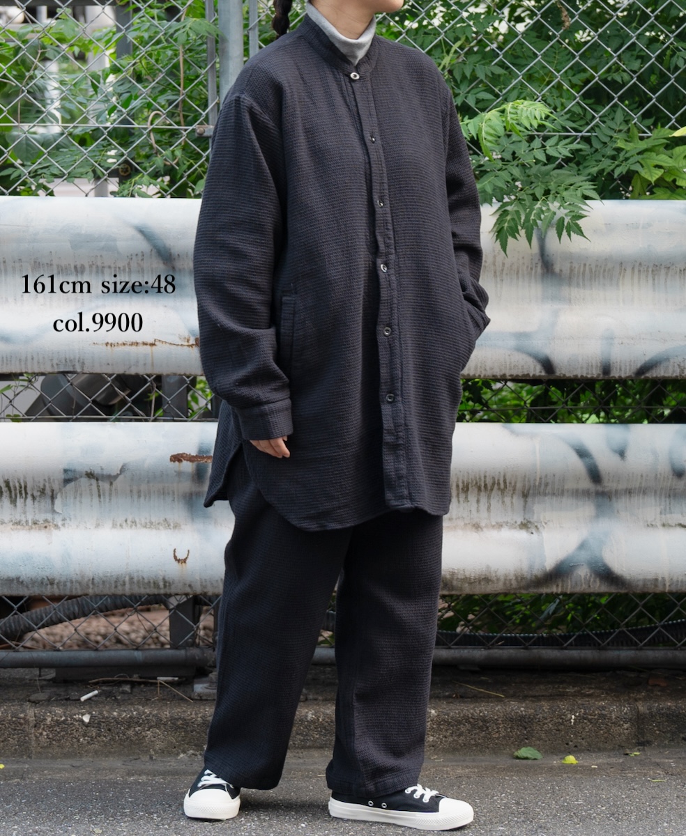 INHT2453WPD(パンツ) WAFFLE PLAIN OVERDYE EASY PANTS