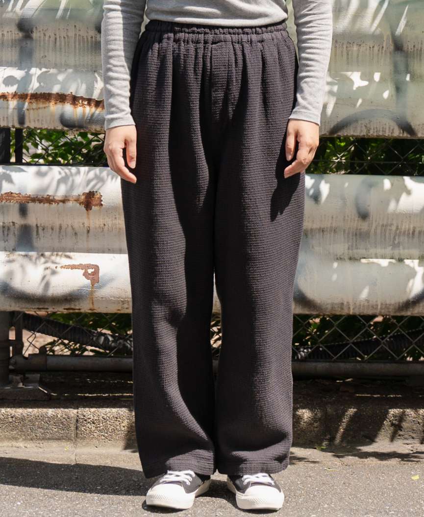 INHT2453WPD(パンツ) WAFFLE PLAIN OVERDYE EASY PANTS