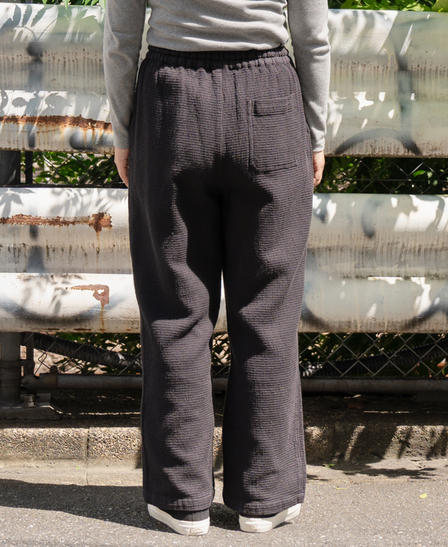 INHT2453WPD(パンツ) WAFFLE PLAIN OVERDYE EASY PANTS