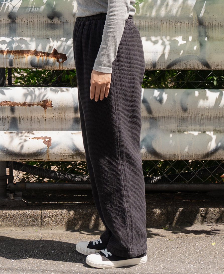 INHT2453WPD(パンツ) WAFFLE PLAIN OVERDYE EASY PANTS