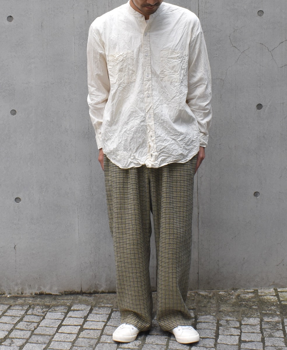 NHT2454WC(パンツ) MIX WOOL CHECK EASY PANTS