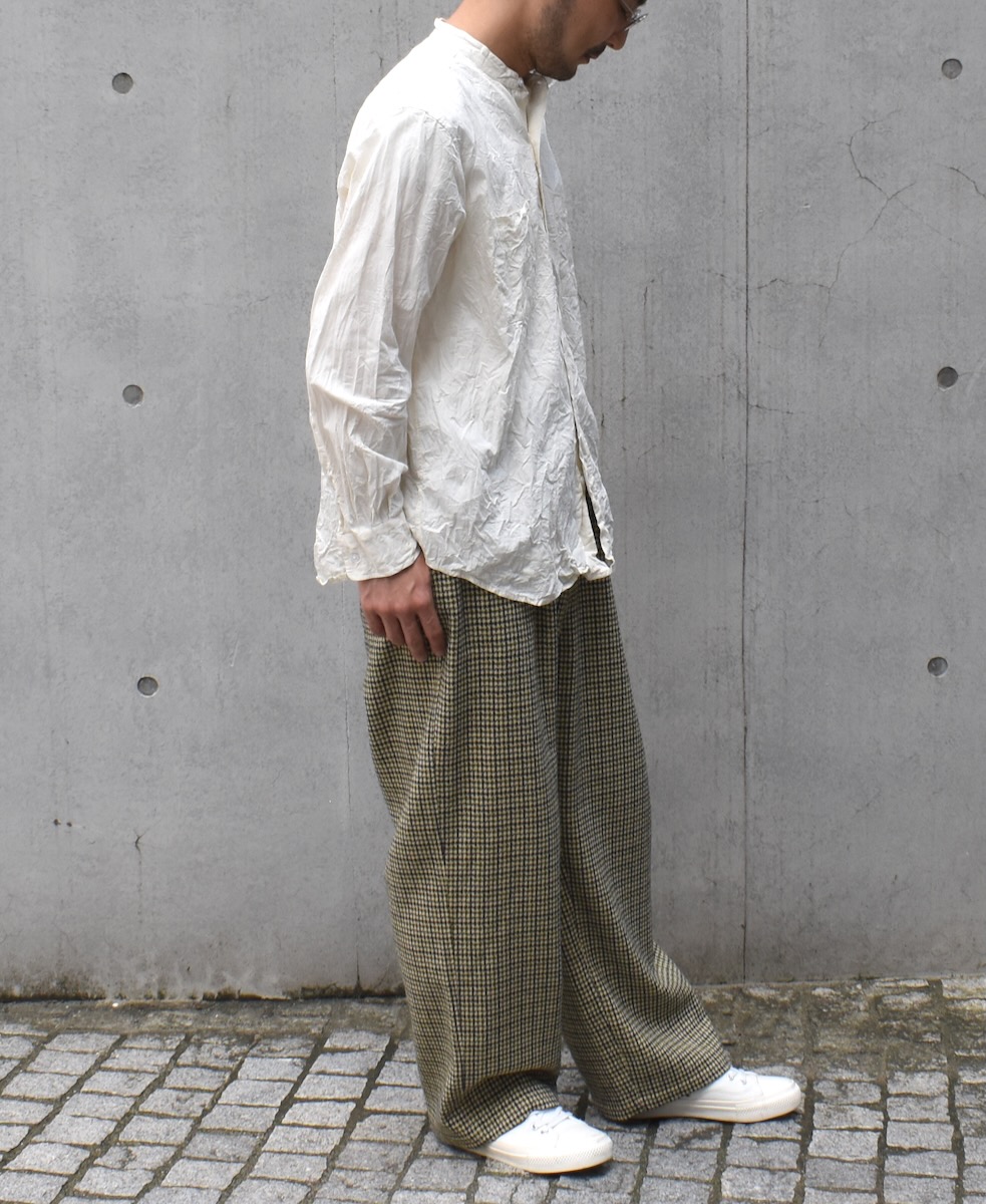 NHT2454WC(パンツ) MIX WOOL CHECK EASY PANTS