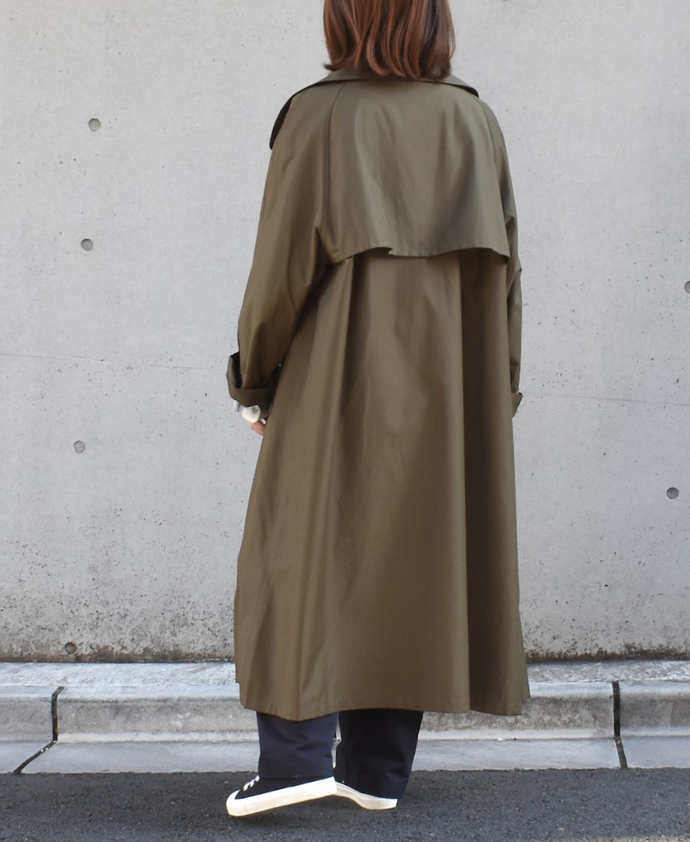 NHT2371KT(コート) COTTON NYLON DOUBLE OVER COAT