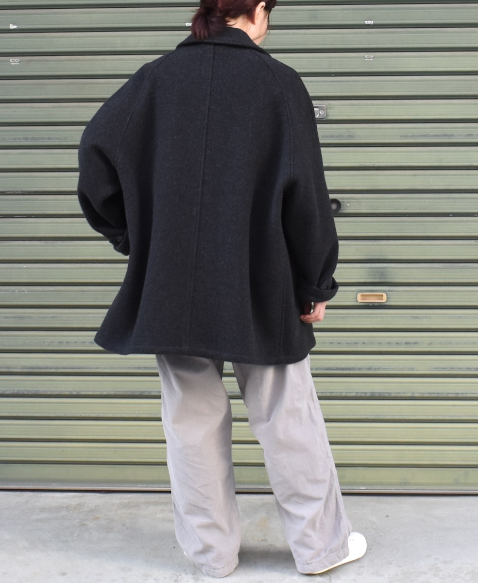 NHT2461WPL(コート) HEAVY WEIGHT WOOL TWILL BALMACAAN SHORT COAT