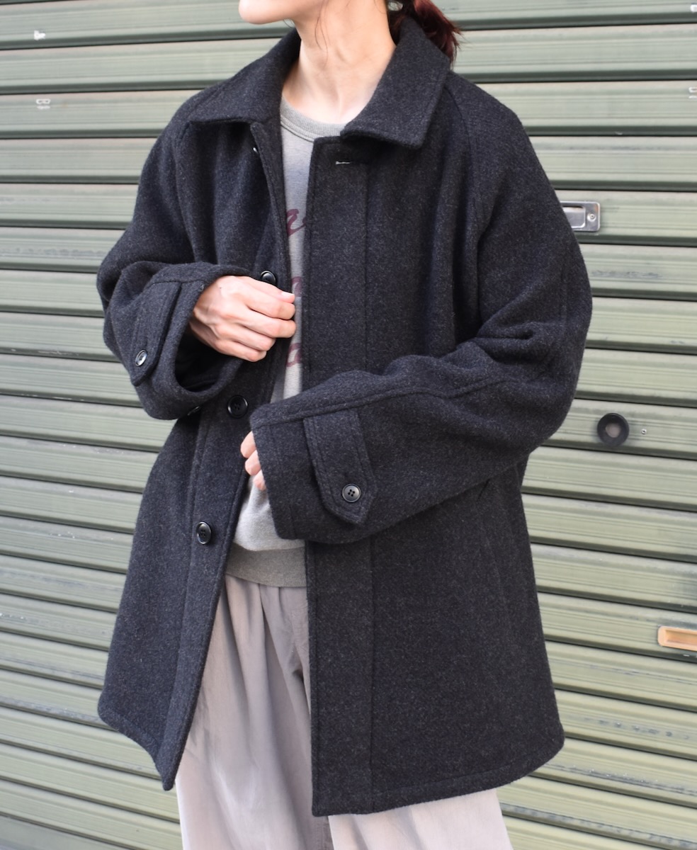 NHT2461WPL(コート) HEAVY WEIGHT WOOL TWILL BALMACAAN SHORT COAT