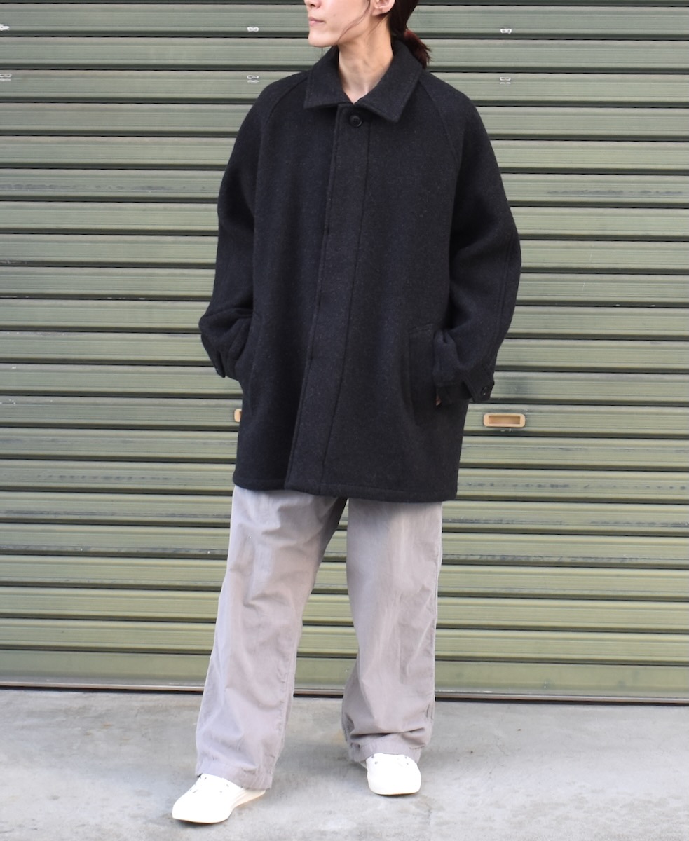 NHT2461WPL(コート) HEAVY WEIGHT WOOL TWILL BALMACAAN SHORT COAT