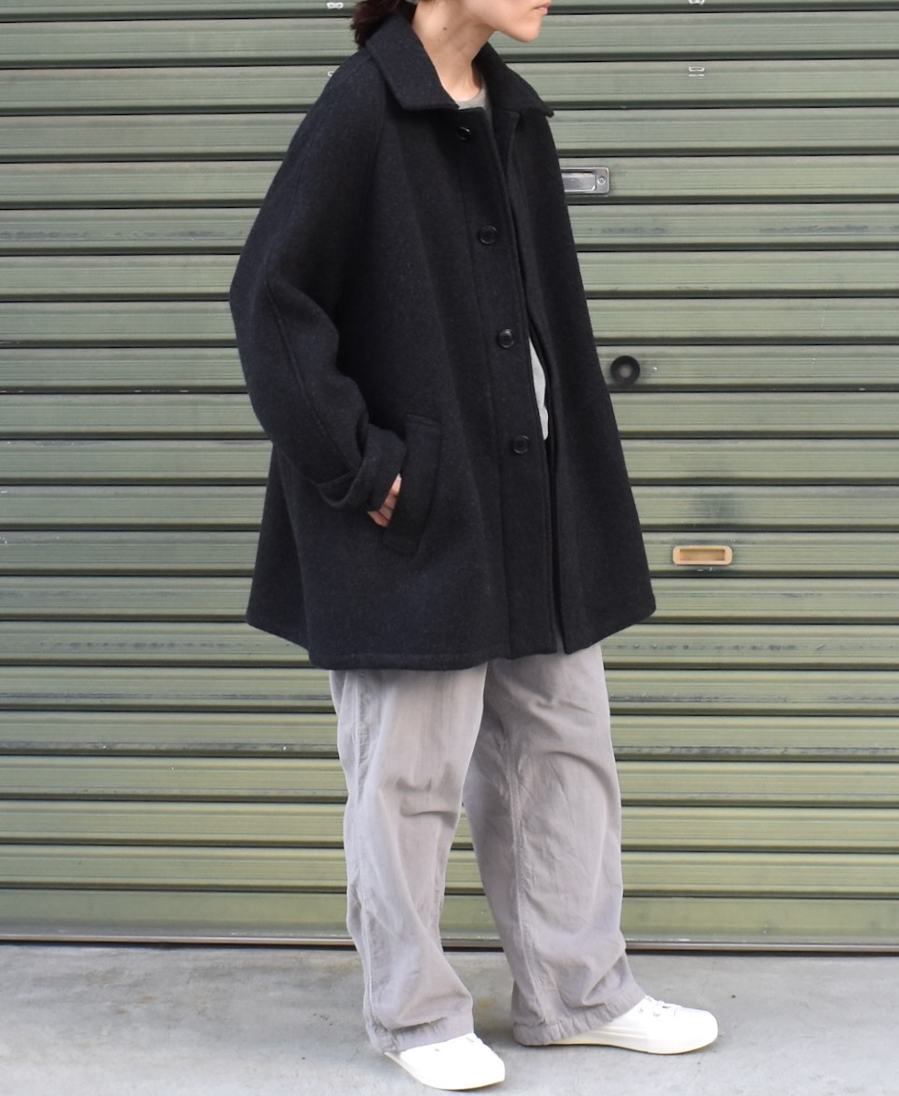 NHT2461WPL(コート) HEAVY WEIGHT WOOL TWILL BALMACAAN SHORT COAT