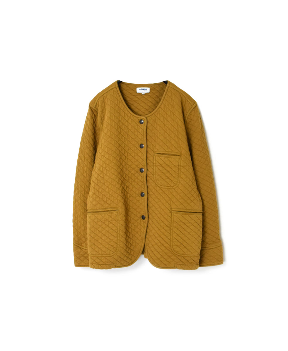 NAM1407 (ジャケット) COTTON QUILT NO COLLAR JACKET