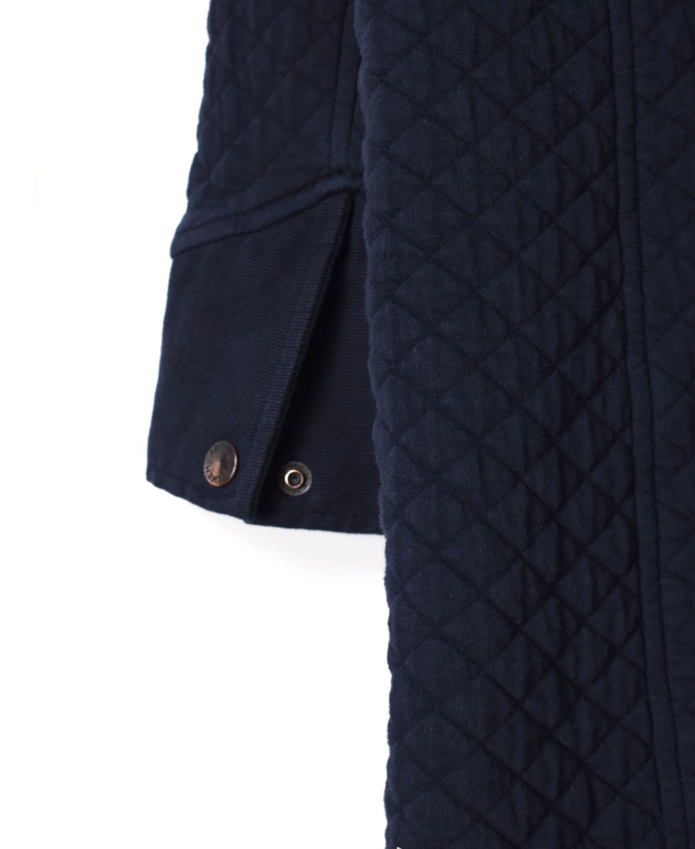 NAM0553 (コート) COTTON QUILT HOODED COAT