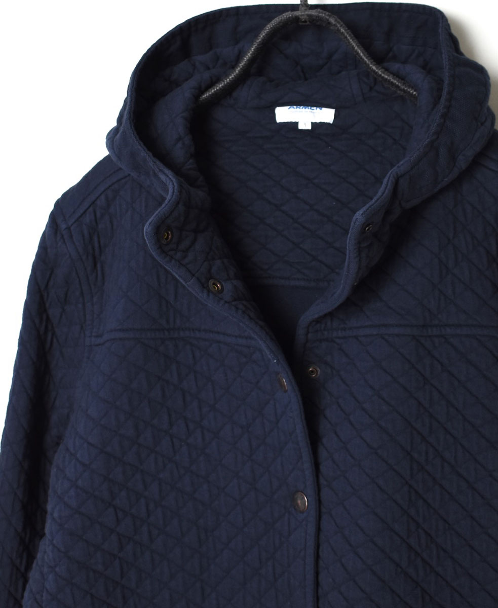 NAM0553 (コート) COTTON QUILT HOODED COAT