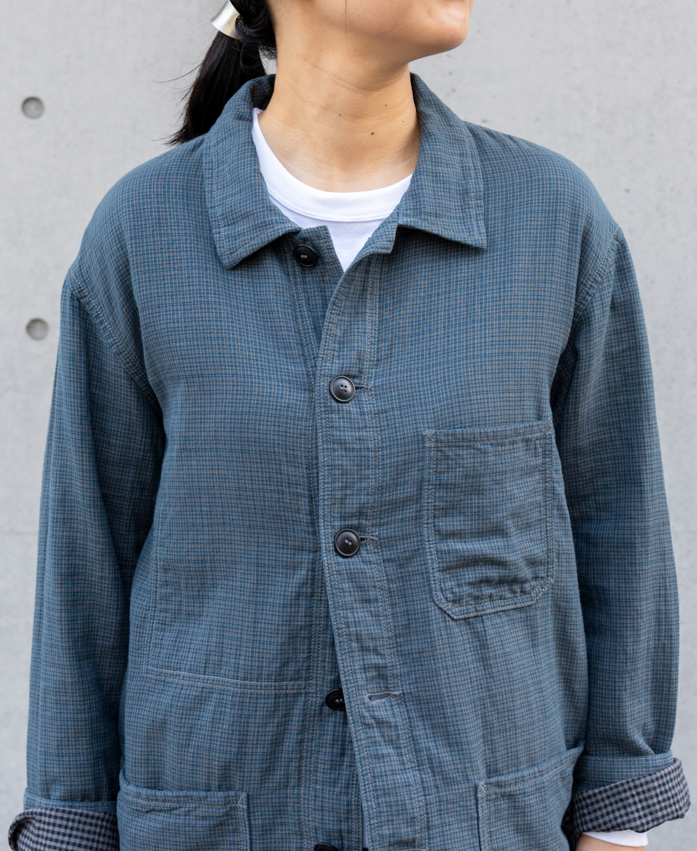 ISNAM2461(ジャケット) 60s COTTON DOUBLE FACE CHECK AUTHENTIC WORK JAKET