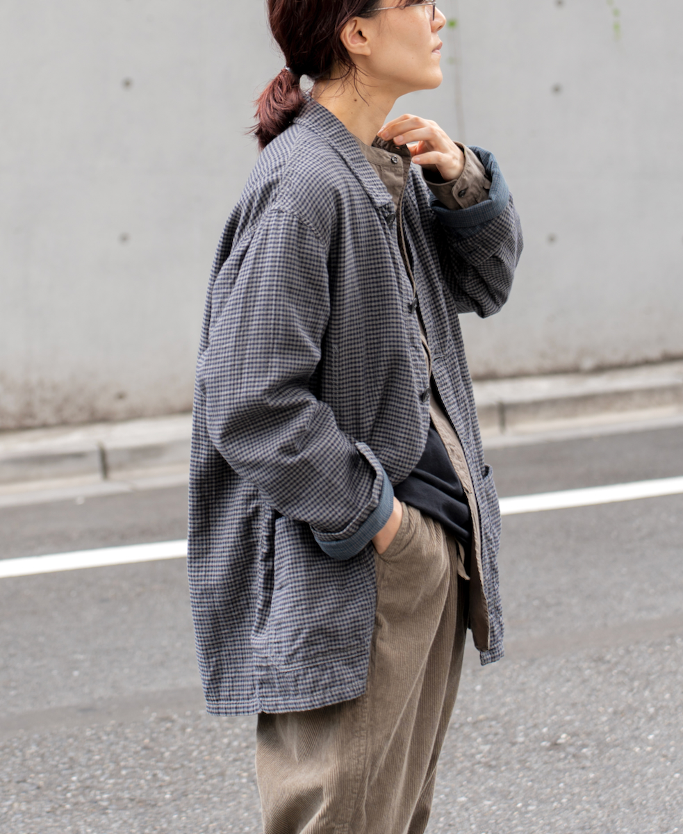 ISNAM2461(ジャケット) 60s COTTON DOUBLE FACE CHECK AUTHENTIC WORK JAKET