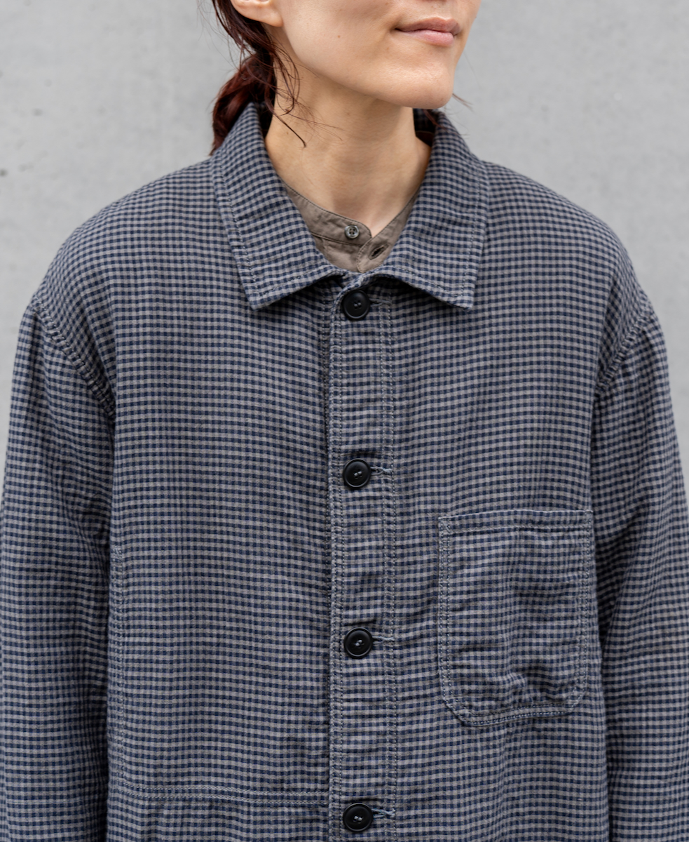 ISNAM2461(ジャケット) 60s COTTON DOUBLE FACE CHECK AUTHENTIC WORK JAKET