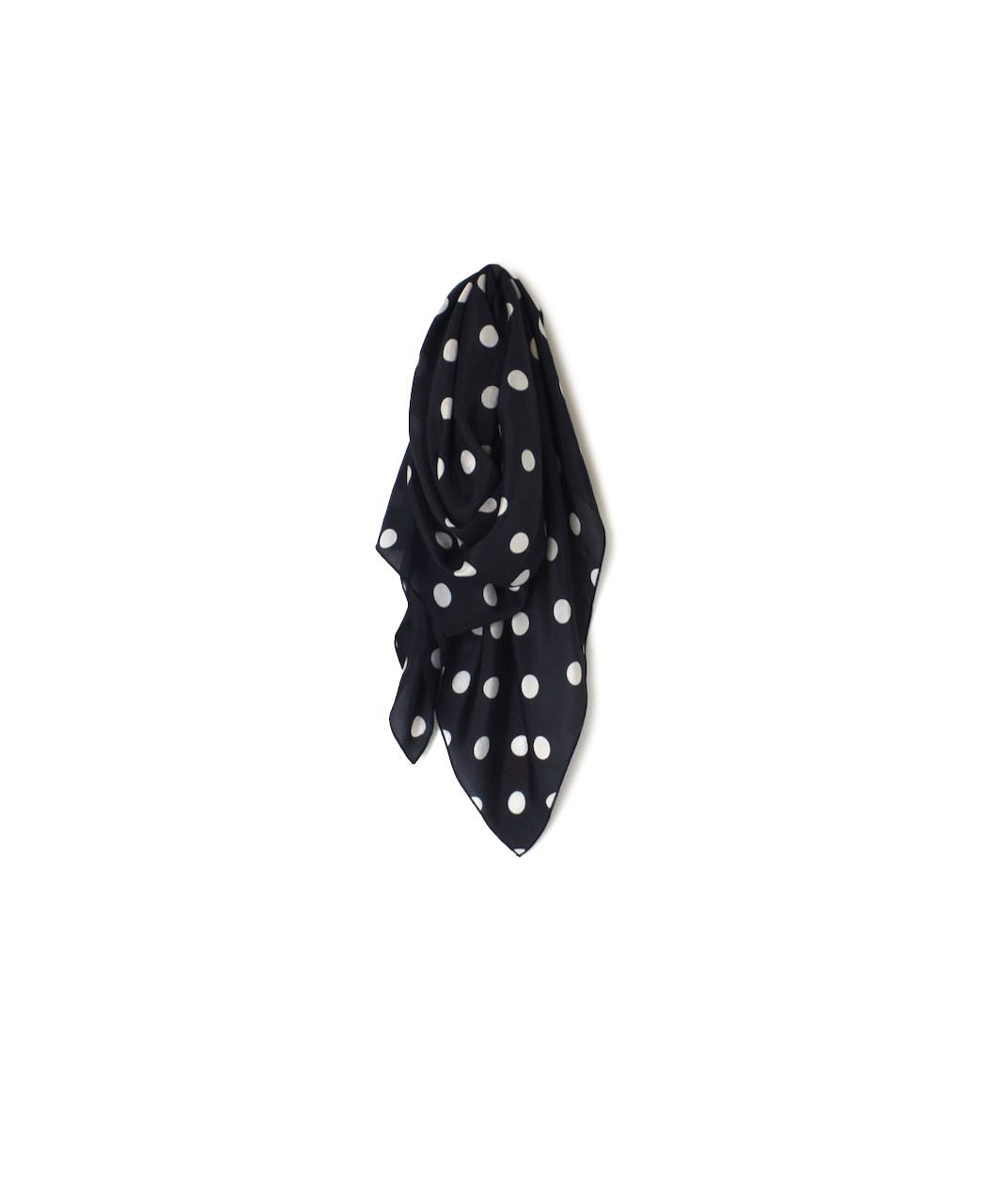 NMDS24514P(スカーフ) BANGALORE SILK DOT PRINT SCARF