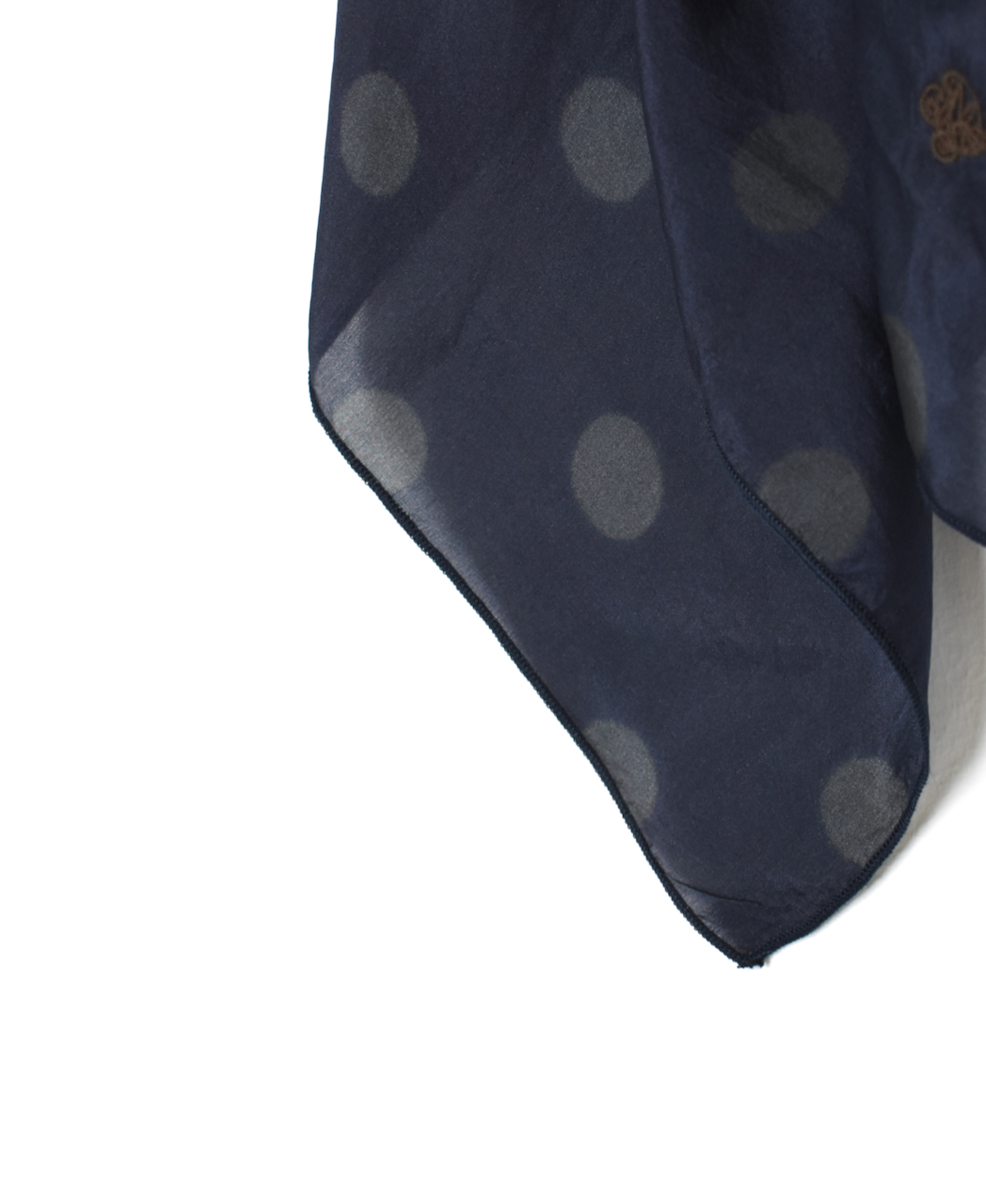 NMDS24514P(スカーフ) BANGALORE SILK DOT PRINT SCARF