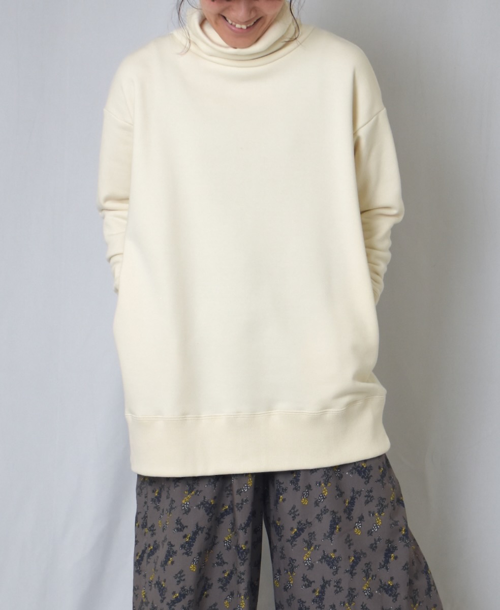 GNSL24551(プルオーバー) FRENCH TERRY TURTLE NECK