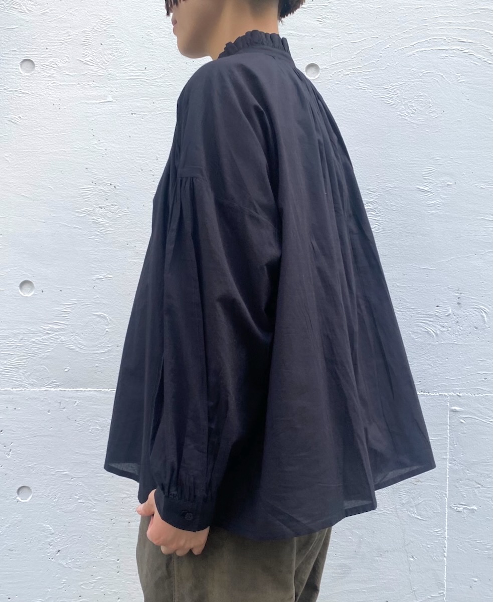 NSL24551(シャツ) 60s CAMBRIC PLAIN FRILL COLLAR SHIRT